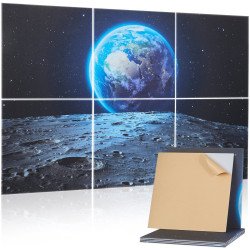 Ukrasni akustički paneli za prigušenje zvuka u prostoriji, 6 komada u pakiranju, 60 × 58 cm (1)