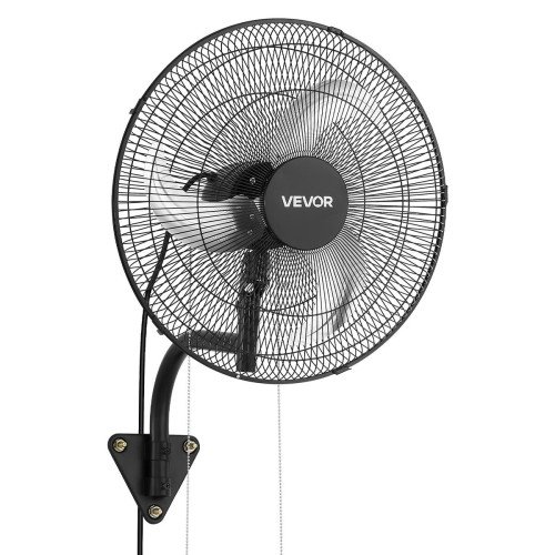Zidni ventilator s oscilacijom 45,7 cm za radionicu i garažu, 3 brzine, do 4250 m³/h