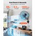 Zidni ventilator s oscilacijom 45,7 cm za radionicu i garažu, 3 brzine, do 4250 m³/h
