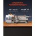 Stolna tokarilica za metal 220 × 402 mm, 650 W, regulacija do 2500 o/min, metalni zupčanici, reverz