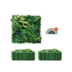 Zidni panel od umjetne trave, 12 dijelova, 0,5 × 0,5 m po komadu (ukupno 3,1 m²) Zidni panel od umjetne trave, 12 dijelova, 0,5 × 0,5 m po komadu (ukupno 3,1 m²)