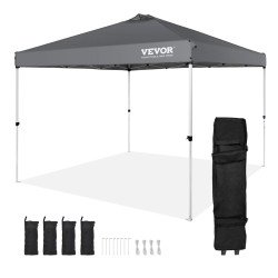 Sklopivi šator-paviljon 3 × 3 m s vodootpornom tkaninom 250D, visina do 270 cm Sklopivi šator-paviljon 3 × 3 m s vodootpornom tkaninom 250D, visina do 270 cm