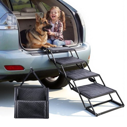 Sklopive stepenice za psa za 4 stube, nosivost 113 kg Sklopive stepenice za psa za 4 stube, nosivost 113 kg