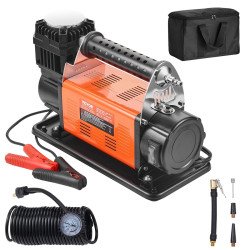 Pumpa za gume s manometrom za autoservis, prijenosno, 12 V Pumpa za gume s manometrom za autoservis, prijenosno, 12 V