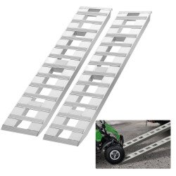 Utovarna rampa, 2 dijela, nosivost 2722 kg, od aluminija Utovarna rampa, 2 dijela, nosivost 2722 kg, od aluminija