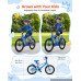 Dječji bicikl 18″ (45,7 cm) BMX stila sa stalkom i držačem za piće, dob 5–8 godina, plavi