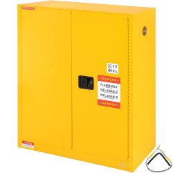 Ormar za zapaljive tvari, 114 L, od čelika, s ručnim pogonom, podesivo Ormar za zapaljive tvari, 114 L, od čelika, s ručnim pogonom, podesivo
