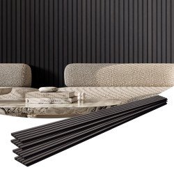 Akustički zidni paneli s letvicama za prigušenje odjeka i buke, od drva, 20 × 239 cm (4) Akustički zidni paneli s letvicama za prigušenje odjeka i buke, od drva, 20 × 239 cm (4)