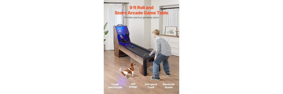 Skee ball automat za igraonicu, kafić ili dom: koliko mjesta treba i koju duljinu odabrati