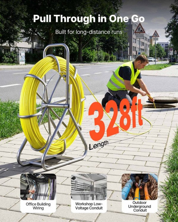 Sajla za provlačenje kabela: čelik, PET ili stakloplastika i koja duljina za koji posao