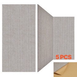 Akustički zidni paneli za upijanje zvuka i smanjenje odjeka, 5 komada u pakiranju, 120 × 60 cm (1) Akustički zidni paneli za upijanje zvuka i smanjenje odjeka, 5 komada u pakiranju, 120 × 60 cm (1)