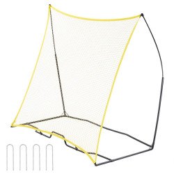 Nogometni odbojnik za samostalno vježbanje dodavanja i šutiranja, prijenosno, 213 × 213 cm Nogometni odbojnik za samostalno vježbanje dodavanja i šutiranja, prijenosno, 213 × 213 cm