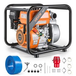 Benzinska motorna pumpa za navodnjavanje i prepumpavanje vode, priključak 50,8 mm, 7 KS