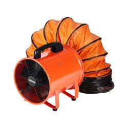 Prijenosni odsisni ventilator za odvod prašine, dima i zagađenog zraka, promjer 305 mm, cijev 10 m Prijenosni odsisni ventilator za odvod prašine, dima i zagađenog zraka, promjer 305 mm, cijev 10 m