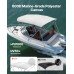 Bimini tenda za čamac na 4 luka s aluminijskim okvirom, 244 cm dužina, 216–229 cm širina Bimini tenda za čamac na 4 luka s aluminijskim okvirom, 244 cm dužina, 216–229 cm širina