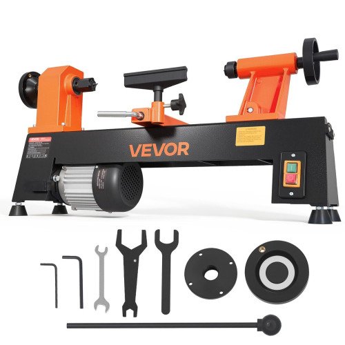 Stolna tokarilica za drvo 375 W, 254 × 465 mm, 5 brzina 650–3200 o/min Stolna tokarilica za drvo 375 W, 254 × 465 mm, 5 brzina 650–3200 o/min