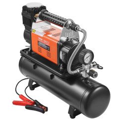 Pumpa za gume s manometrom za autoservis, 6 L, prijenosno, 12 V Pumpa za gume s manometrom za autoservis, 6 L, prijenosno, 12 V
