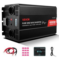 Pretvarač čistog sinusa za pretvorbu napona akumulatora u mrežni napon, 4000 W, 12 V