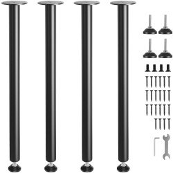 Nogice za stol, 4 komada u setu, nosivost 544 kg, od čelika, 76,2 cm Nogice za stol, 4 komada u setu, nosivost 544 kg, od čelika, 76,2 cm