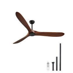 Stropni ventilator, od drva Stropni ventilator, od drva