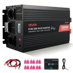 Pretvarač čistog sinusa za pretvorbu napona akumulatora u mrežni napon, 3500 W, 12 V Pretvarač čistog sinusa za pretvorbu napona akumulatora u mrežni napon, 3500 W, 12 V