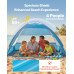 Šator za plažu za 4 osobe, UPF 50+, 270 × 169 × 150 cm, srebrni premaz, vreće za pijesak Šator za plažu za 4 osobe, UPF 50+, 270 × 169 × 150 cm, srebrni premaz, vreće za pijesak