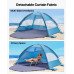 Šator za plažu za 4 osobe, UPF 50+, 270 × 169 × 150 cm, srebrni premaz, vreće za pijesak Šator za plažu za 4 osobe, UPF 50+, 270 × 169 × 150 cm, srebrni premaz, vreće za pijesak