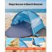 Šator za plažu za 4 osobe, UPF 50+, 270 × 169 × 150 cm, srebrni premaz, vreće za pijesak Šator za plažu za 4 osobe, UPF 50+, 270 × 169 × 150 cm, srebrni premaz, vreće za pijesak