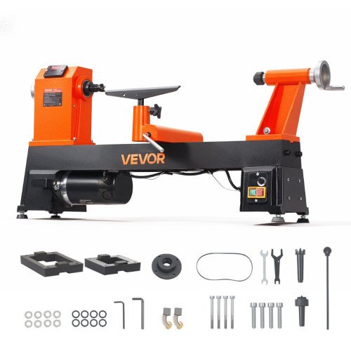 Stolna tokarilica za drvo s podesivom brzinom 150–3500 o/min, 750 W, razmak do 508 mm Stolna tokarilica za drvo s podesivom brzinom 150–3500 o/min, 750 W, razmak do 508 mm
