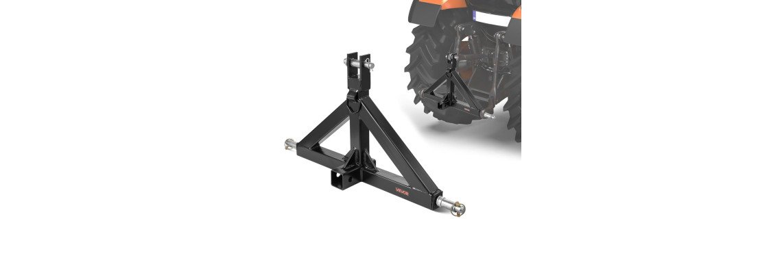 Vučna kuka za mali traktor: adapter za hidraulični podizač u tri točke