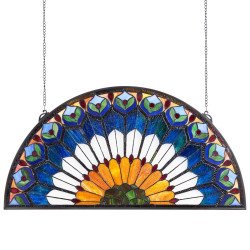 Vitraj za ukrašavanje prozora šarenim staklom, 91 × 46 cm Vitraj za ukrašavanje prozora šarenim staklom, 91 × 46 cm