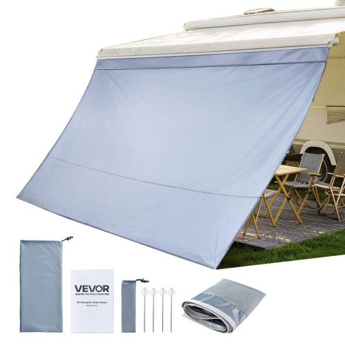 Sjenilo za tendu kampera s UV50+ pokrovom na patent, 2 × 3,7 m, za tende duljine 4 m Sjenilo za tendu kampera s UV50+ pokrovom na patent, 2 × 3,7 m, za tende duljine 4 m