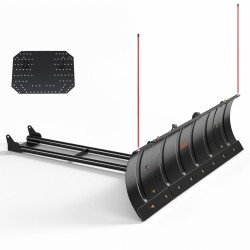 Plug za snijeg za ATV i UTV, širina 109 ili 152 cm, tri načina montaže, podesiv kut i visina Plug za snijeg za ATV i UTV, širina 109 ili 152 cm, tri načina montaže, podesiv kut i visina