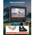 Napuhavajuće projekcijsko platno za kino u dvorištu, 5,5 m, 16:9, s puhalom i torbom