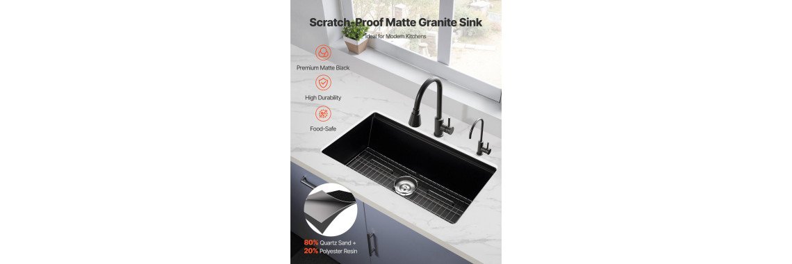 Granitni sudoper ili inox: po čemu se razlikuju, kako odabrati veličinu i kako ga održavati