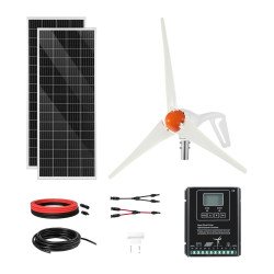 Vjetroturbina za proizvodnju električne energije iz vjetra, 2 dijela, 400 W, 12 V