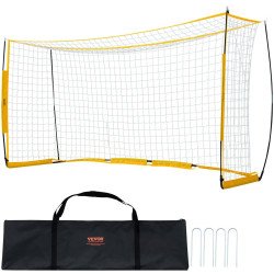 Nogometni gol za igru i vježbanje pogodaka, prijenosno, 366 × 183 cm