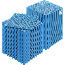 Podne pločice za garažu na klik, 55 komada, 30 × 30 cm, ukupno 5,1 m² (1)