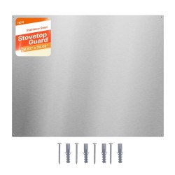 Inox zaštitna ploča za zid iza štednjaka, 76 × 61 cm, nehrđajući čelik 430, debljina 0,7 mm Inox zaštitna ploča za zid iza štednjaka, 76 × 61 cm, nehrđajući čelik 430, debljina 0,7 mm