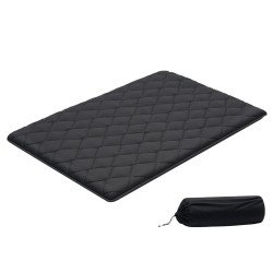 Sklopivi tatami madrac Full, 203 × 137 × 8,9 cm, 9 slojeva pjene, s torbom, crni Sklopivi tatami madrac Full, 203 × 137 × 8,9 cm, 9 slojeva pjene, s torbom, crni