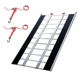 Utovarna rampa, nosivost 680 kg, od aluminija, na sklapanje Utovarna rampa, nosivost 680 kg, od aluminija, na sklapanje