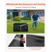 Platneni ribnjak za uzgoj riba na sklapanje, 480 L, 120 × 80 × 50 cm, s ispusnim ventilom Platneni ribnjak za uzgoj riba na sklapanje, 480 L, 120 × 80 × 50 cm, s ispusnim ventilom