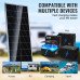 Monokristalni solarni panel za pretvaranje sunčeve svjetlosti u struju, 100 W, 12 V Monokristalni solarni panel za pretvaranje sunčeve svjetlosti u struju, 100 W, 12 V