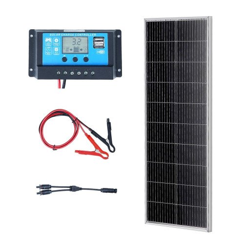 Monokristalni solarni panel za pretvaranje sunčeve svjetlosti u struju, 100 W, 12 V Monokristalni solarni panel za pretvaranje sunčeve svjetlosti u struju, 100 W, 12 V