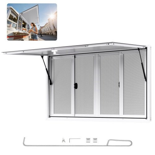Profesionalni prodajni prozor s tendom, 152 × 92 cm (1)