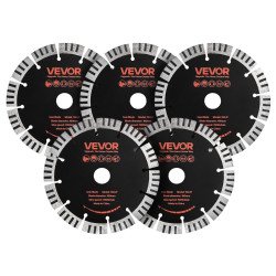 Dijamantne rezne ploče za utore u zidu, 160 mm, set 5 komada, provrt 22,2 mm, suho i mokro rezanje Dijamantne rezne ploče za utore u zidu, 160 mm, set 5 komada, provrt 22,2 mm, suho i mokro rezanje