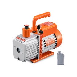 Dvostupanjska vakuumska pumpa za klimu i rashladne sustave, 169 L/min (6 CFM), 373 W