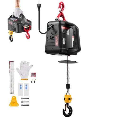 Električna dizalica za autoservis, nosivost 500 kg, 1500 W, s ručnim pogonom (2) Električna dizalica za autoservis, nosivost 500 kg, 1500 W, s ručnim pogonom (2)
