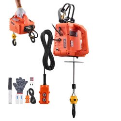 Električna dizalica za autoservis, nosivost 500 kg, 1500 W, s ručnim pogonom (1) Električna dizalica za autoservis, nosivost 500 kg, 1500 W, s ručnim pogonom (1)