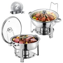 Grijana posuda za posluživanje za ugostiteljstvo, 2 komada u pakiranju, 5 L (2) Grijana posuda za posluživanje za ugostiteljstvo, 2 komada u pakiranju, 5 L (2)